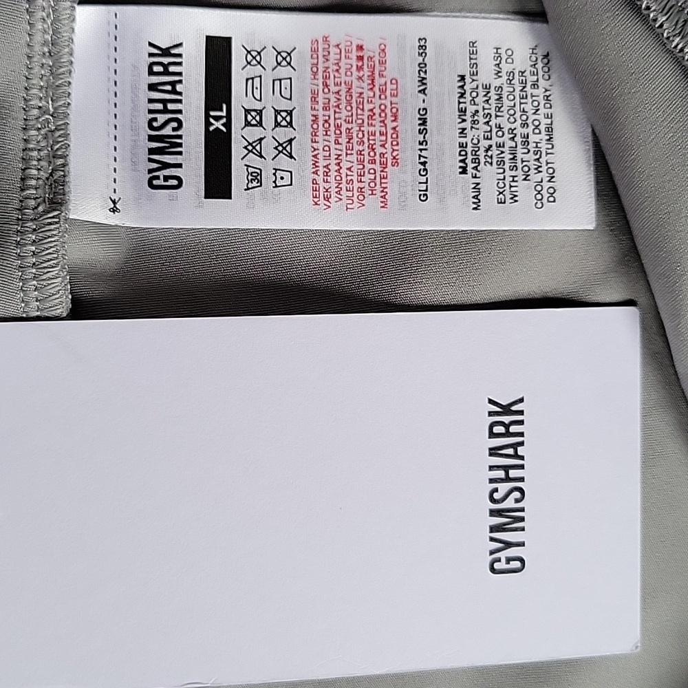 Gymshark 7/8 leggings, smokey grey, XL - Picture 6 of 14